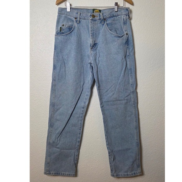 Cabela's Other - Vintage Cabela's Jeans 33x30 Light Wash Denim Relaxed Straight Leg Made In USA